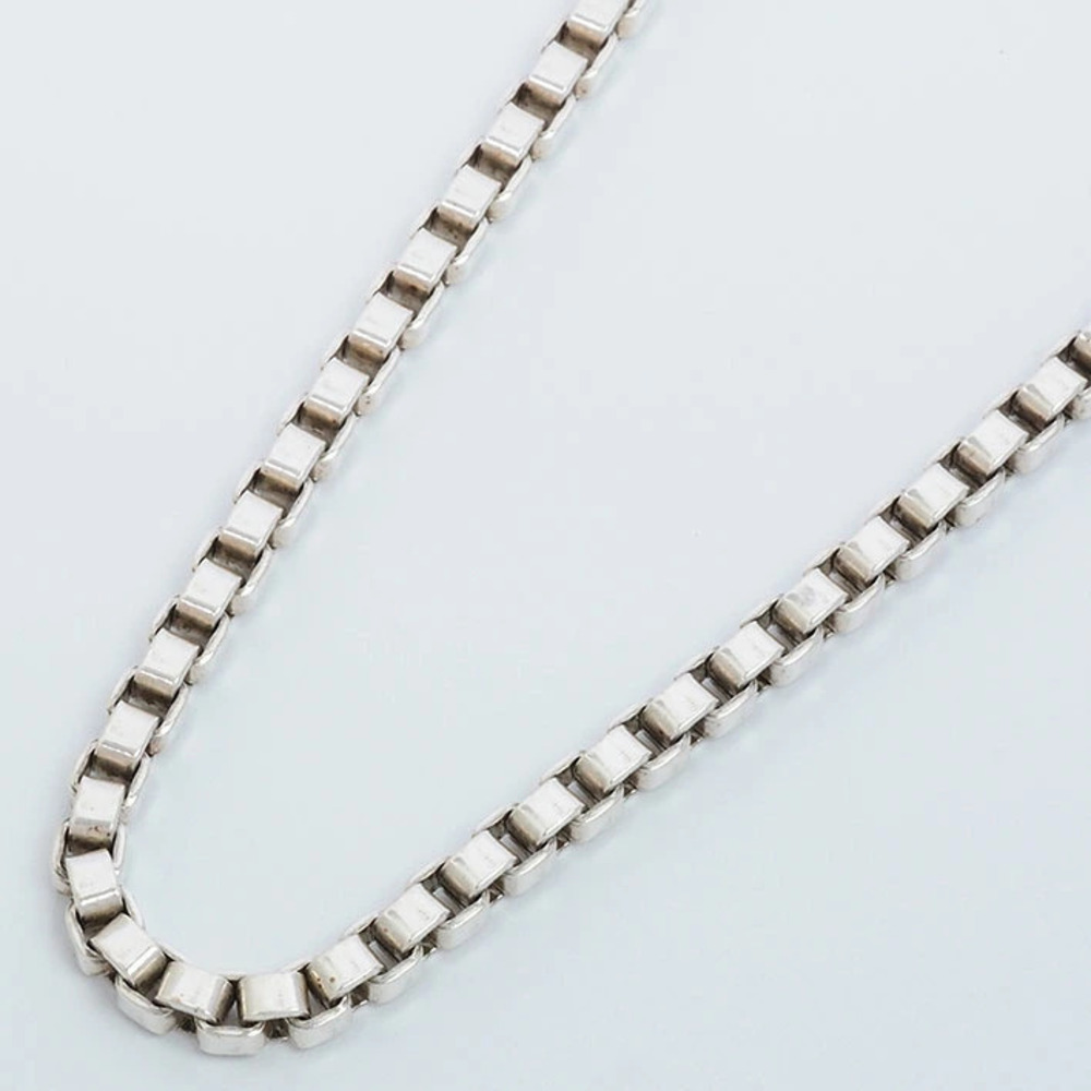 Tiffany Co Venetian Link Silver Necklace Silver